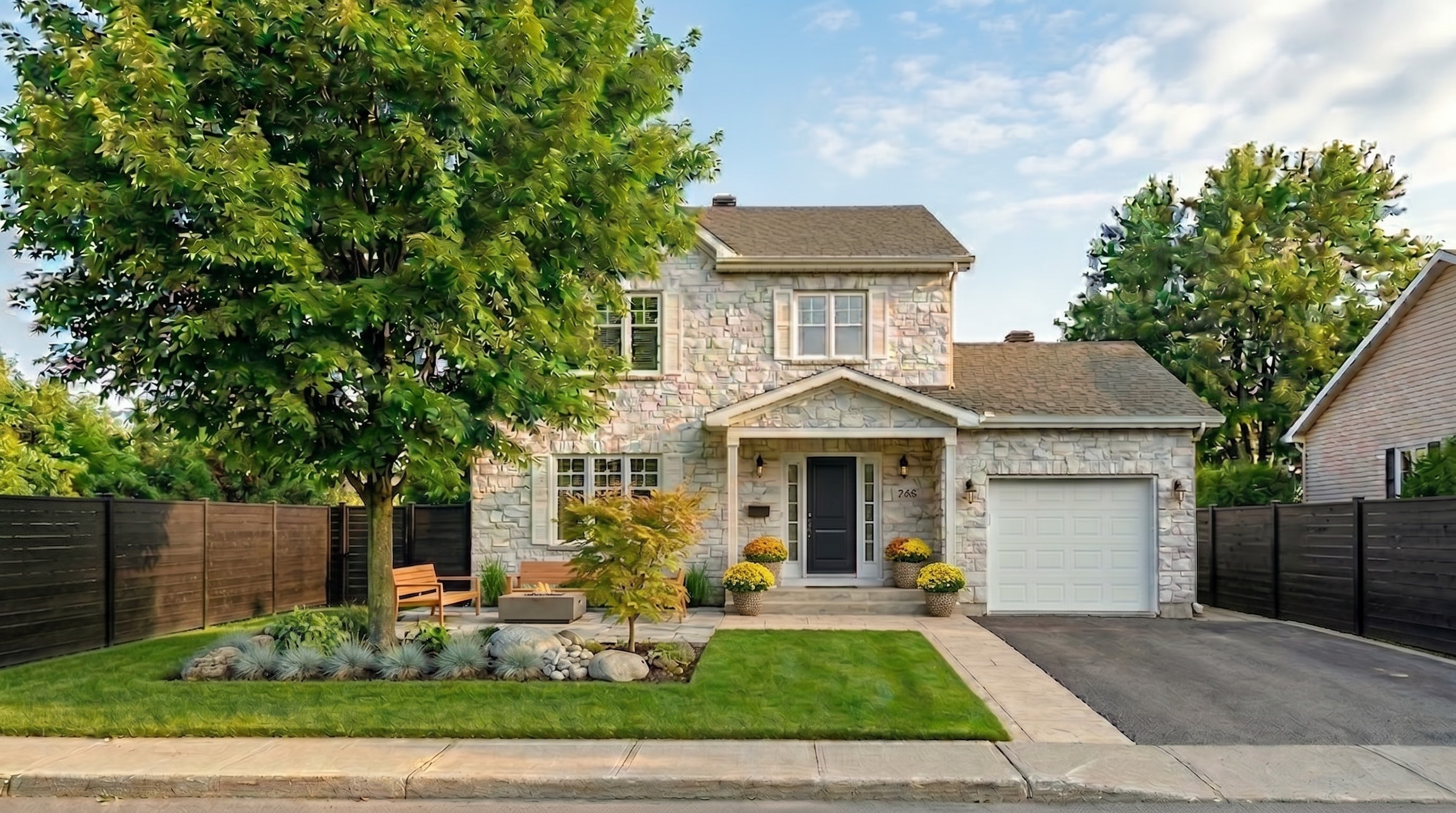 Vue aérienne de Montréal — immobilier de luxe par Équipe Mazzeo